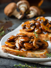 Mushrooms Toast