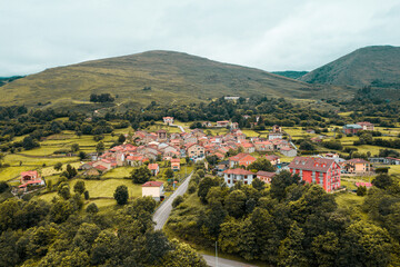 Fototapeta premium San Sebastian de Garabandal, town Marian apparitions in Cantabria. 