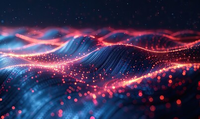 Obraz premium Data science and big data technology utilize abstract data management systems for data sorting and mining.