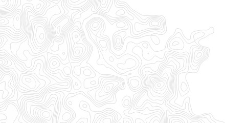 Lines map seamless topographic contour lines vector pattern. Geographic map and topographic contours map background. Vector illustration. White wave paper reliefs.	
