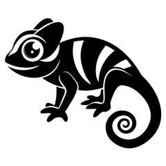 chameleon cartoon illustration