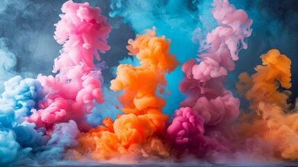 Fototapeta premium Colorful Smoke Abstract