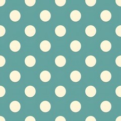 A blue and white polka dot pattern. The blue and white polka dots are evenly spaced and cover the entire background