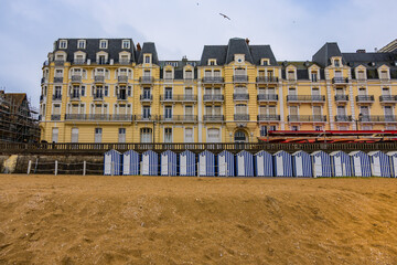 La plage de Cabourg en Normandie
