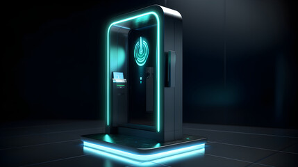 Advanced Security Gate with Biometric Fingerprint Scanner and Turnstile Access System: The Future of Secure Entry Management
