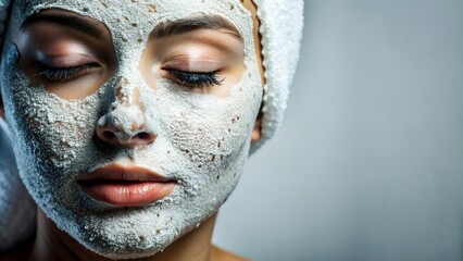 Detailed Capture of Exfoliated and Glowing Facial Skin. Perfect for: Skincare Ads, Beauty Blogs, Health Magazines