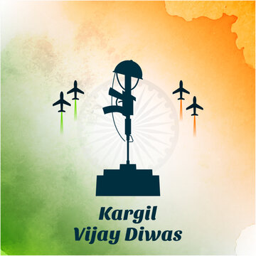 kargil vijay diwas patriotic background with a military touch