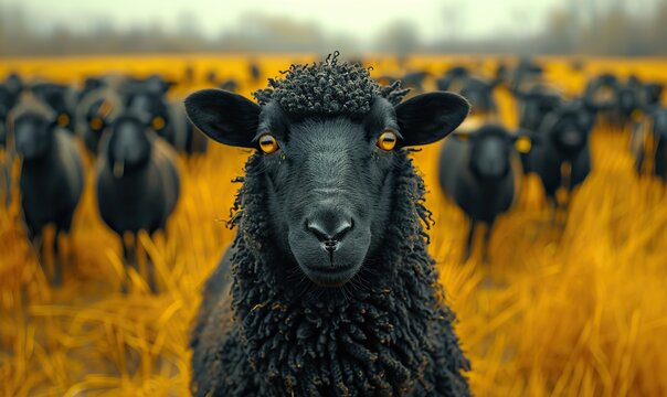The outcast among the flock was the black sheep.