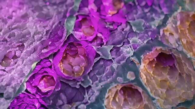 A magnified view of the thick ascending limb of the loop of Henle where the majority of sodium and chloride ions are reabsorbed in the nephron.