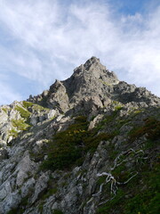 北アルプスの名峰「槍ヶ岳」