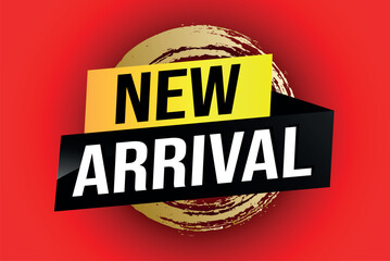 new arrival poster banner graphic design icon logo sign symbol social media website coupon

