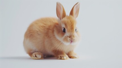 Obraz premium Portrait of a Curious Bunny