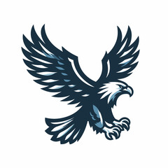 Eagle flying vector , eagle logo , eagle mascot , eagle silhouette , eagle illustration vector design