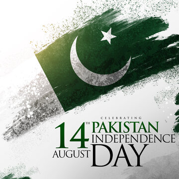 Pakistan Independence Day 14 August Illustration.