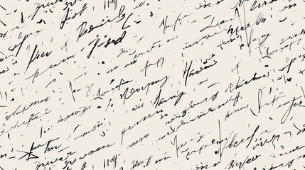 This image displays vintage cursive handwriting in black ink on white paper, presenting a historical and nostalgic aesthetic that highlights classic and refined penmanship.