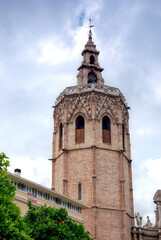 Valencia, Spain. Tower of the cathedral. June 6, 2010