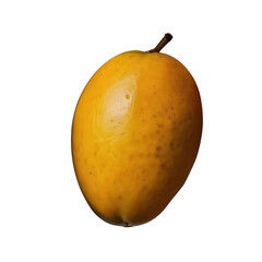 Fresh mango fruit isolated on transparent background, fresh fruit