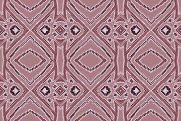 Ethnic abstract beautiful art. Ikat seamless pattern in tribal, folk embroidery, Mexican style. Aztec geometric art ornament print. Design for carpet, wallpaper, clothing, wrapping, fabric.