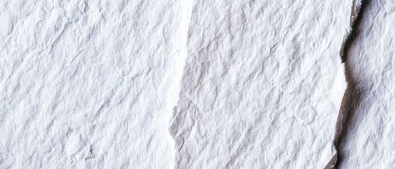  A sheet of white paper with a brown stripe on one side, and similarly, a brown stripe on the opposite side