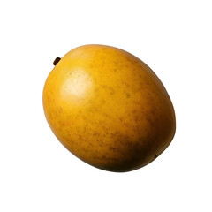 Fresh mango fruit isolated on transparent background, fresh fruit
