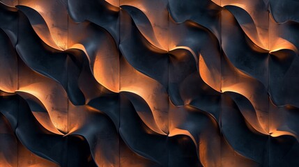 Customizable 3D wallpapers adapt to ambient light, creating dynamic visuals that enhance any space's ambiance.