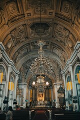 Obraz premium interior of the cathedral of the holy sepulchre city