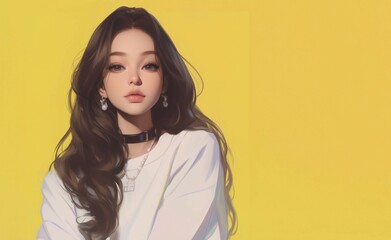 Fototapeta premium girl 