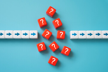 The path is interrupted by uncertainty. Uncertainty, threat and danger. Resolve the problem before...