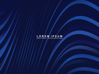 Premium background design with diagonal dark blue stripes pattern. Vector horizontal template for digital luxury business banner, contemporary formal invitation, luxury voucher, gift certificate, etc.