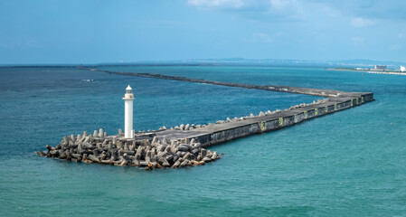 Naha harbor, Okinawa, Japan