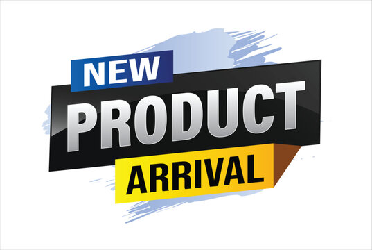 New product arrival tag icon logo sign symbol Banner design template for marketing. Special offer promotion retail. background banner modern graphic design for advertising store shop, online store

