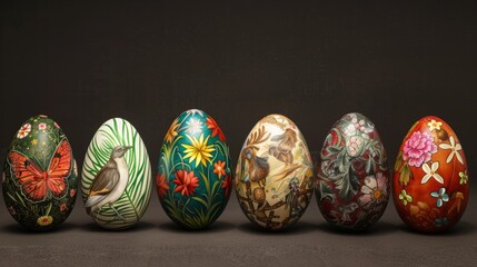 Festive Decorated Eggs: Intricately Designed Creations for Easter and Other Celebrations