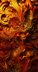 abstract fractal background