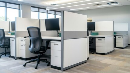 Office rental Location, Modern building exterior, clear glass windows, office rental location, contemporary workspace design