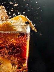 Delicate Orange Peel Garnish