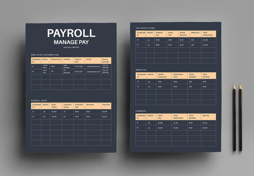 Employee Payroll Template