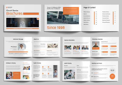 Landscape Church Brochure Design