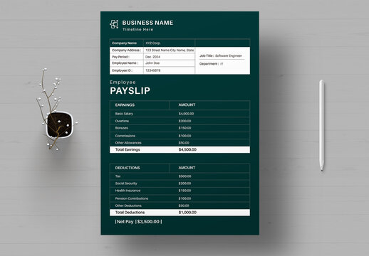 Payslip Templates