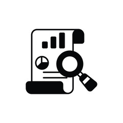 network glyph icon with white background vector stock illustration