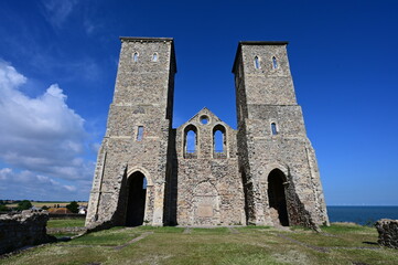 Reculver Towers and Roman Fortress.