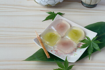 Mizu Manju is one of a signature dessert in summer time. It is fresh and cool and sweet.