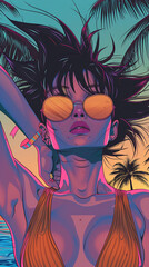 anime wallpaper, t-shirt design