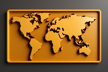 World map banner illustration featuring detailed global cartography for enhanced search relevance