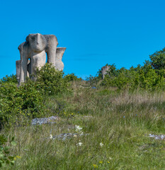 Sculpture, Roman Quarry, St. Margarethen, Burgenland, Austria, Europe My 9th 2024
