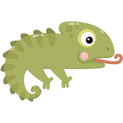 Obraz premium Green lizard 