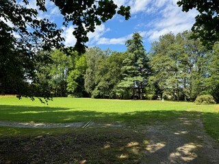 Schlossgarten und Barockschloss Rammenau