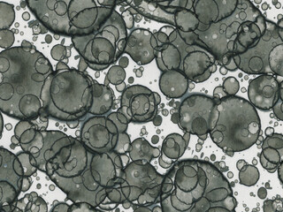 Abstract art spots. Japanese art. Modern art alcohol ink