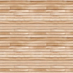 Seamless pattern with light brown wooden boards. Beige wooded planks endless repeating texture.