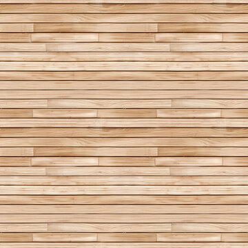 Seamless pattern with light brown wooden boards. Beige wooded planks endless repeating texture.
