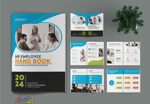 HR Handbook Brochure Layout